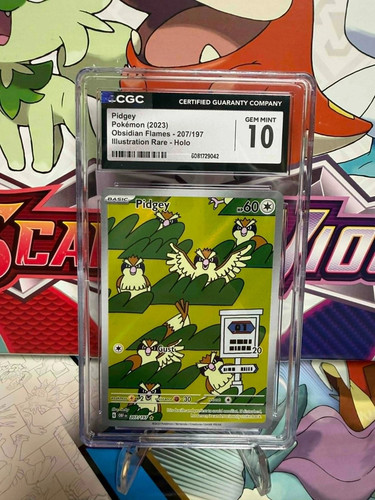 Pidgey graded CGC 10 for sale on eBay