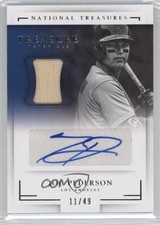 2016 National Treasures Treasure Material Signatures 11/49 Joc Pederson Auto 0q5