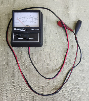 Vintage Sunpro by Acron Automotive Dwell/Tachometer Model CP7603, UNTESTED