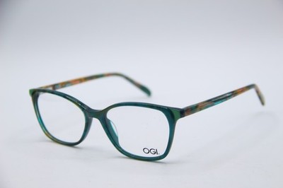 NEW OGI EVOLUTION SWIM/TEAL MULTICOLOR TORT AUTHENTIC DESIGNER EYEGLASSES 50-15