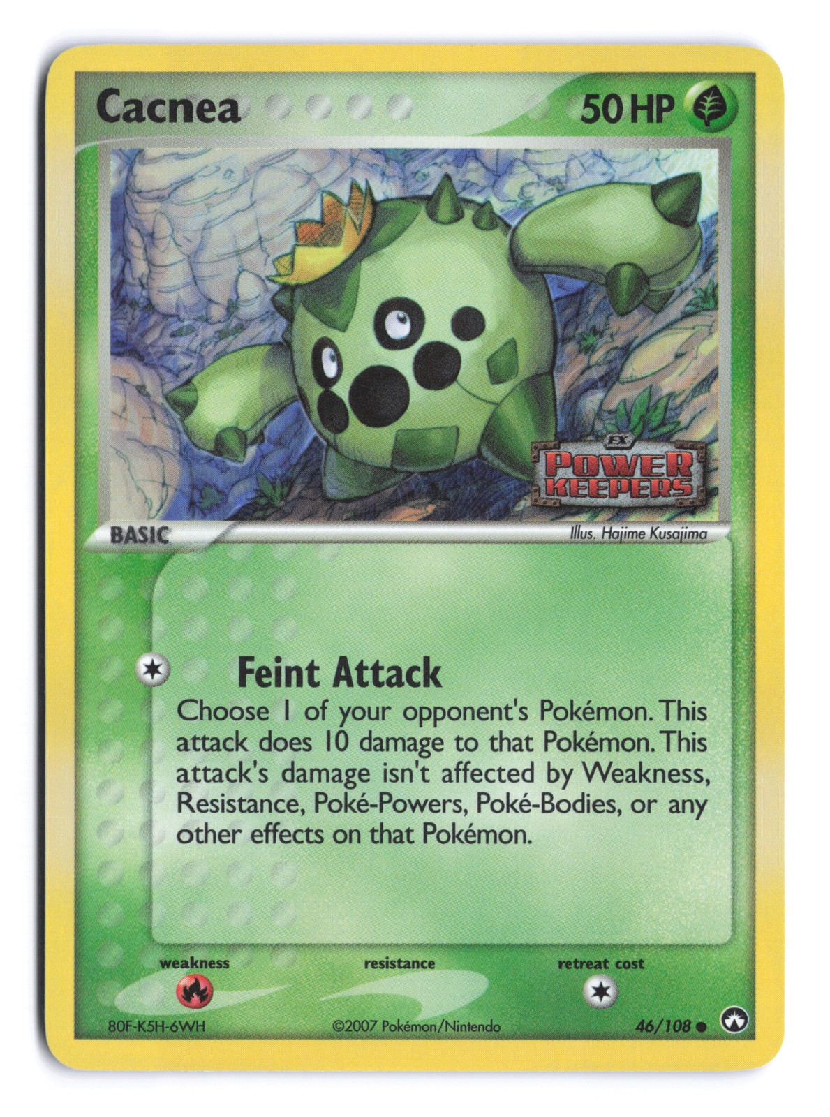 Pokemon Cacnea ex Power Keepers 46/108 Reverse Holo