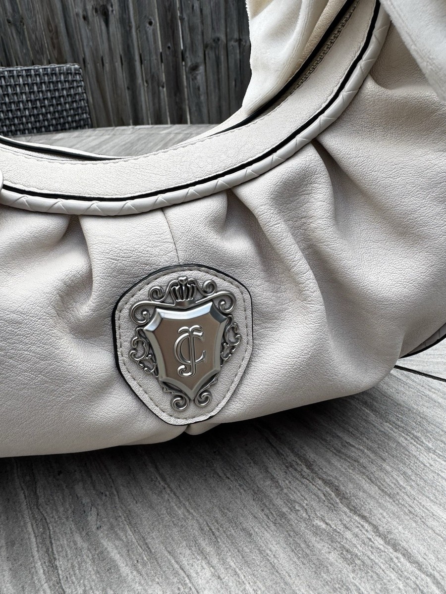 Juicy Couture Crystal White Romance Hobo Shoulder Bag | eBay