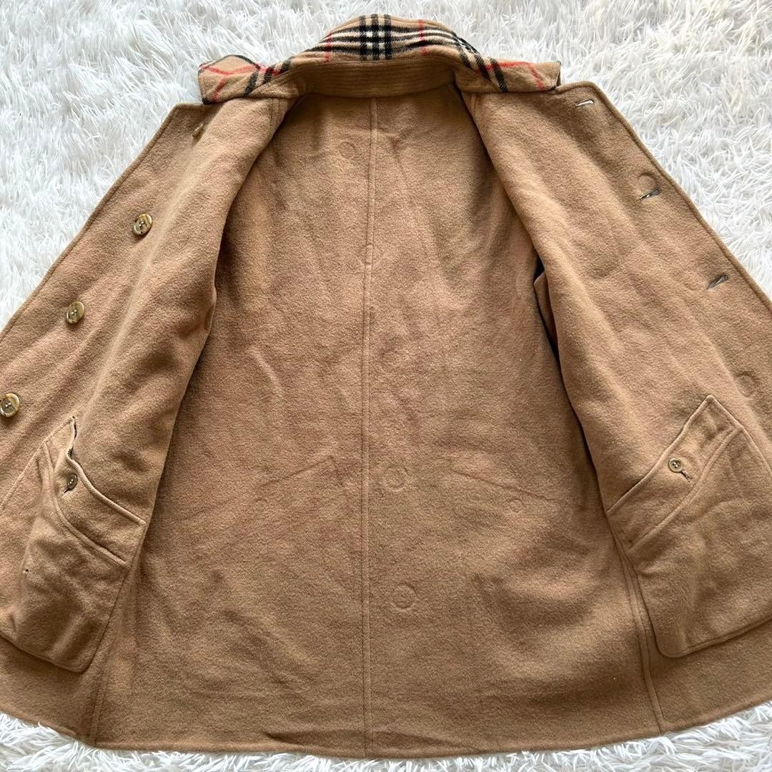 BURBERRY Wool Coat Nova Check Asian fit M US size S Beige Authentic by JAPAN thumbnail 18