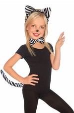 Plush Zebra Animal Child Costume Kit