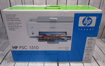 HP PSC 1510 All-in-One Printer Scanner Copier Inkjet - Brand New Factory Sealed