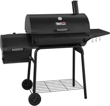 Royal Gourmet CC1830S 30" BBQ Charcoal Grill and Offset Smoker | 811 Black 