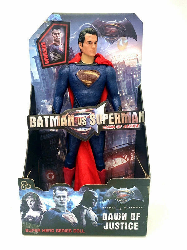 30CM JUSTICE LEAGUE SUPERMAN STATUE MODEL ACTION FIGURES DOLL KIDS PLAYSET TOY - image 2 of 4