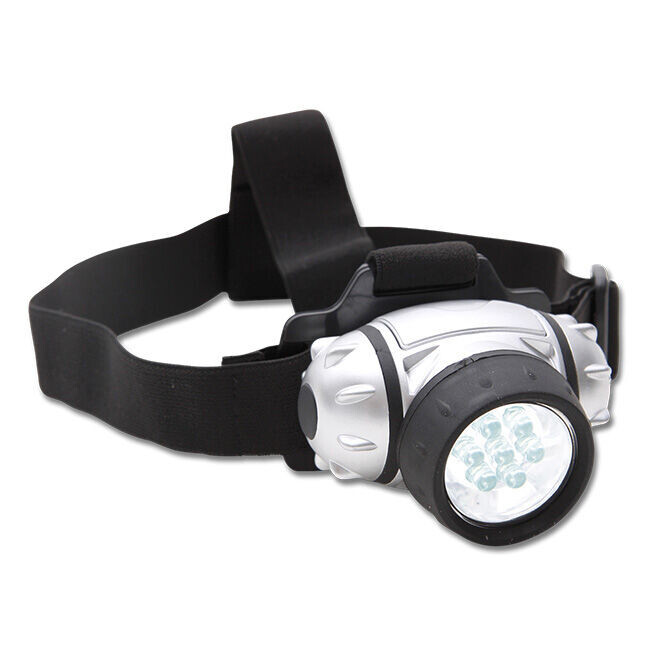 Приключение уже близко 21 светодиодный налобный фонарь Серебристый 3АААА барртей Черная повязка на голову 2990₽