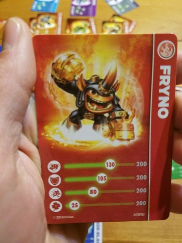 Skylanders Trap Team Giants Spyro's Adventure Swap Force Trading Cards Stats - Picture 205 of 256