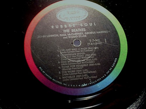 1965 THE BEATLES RUBBER SOUL LP,capitol T 2442, riaa 4,michelle,norwegian wood - Picture 7 of 7