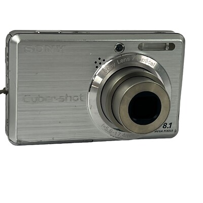 Sony Digital Camera Cyber-shot DSC-S780 8.1MP Battery Memory Card