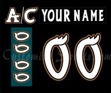 Manitoba Moose Customized Number Kit For 2007-2010 Away Uniform