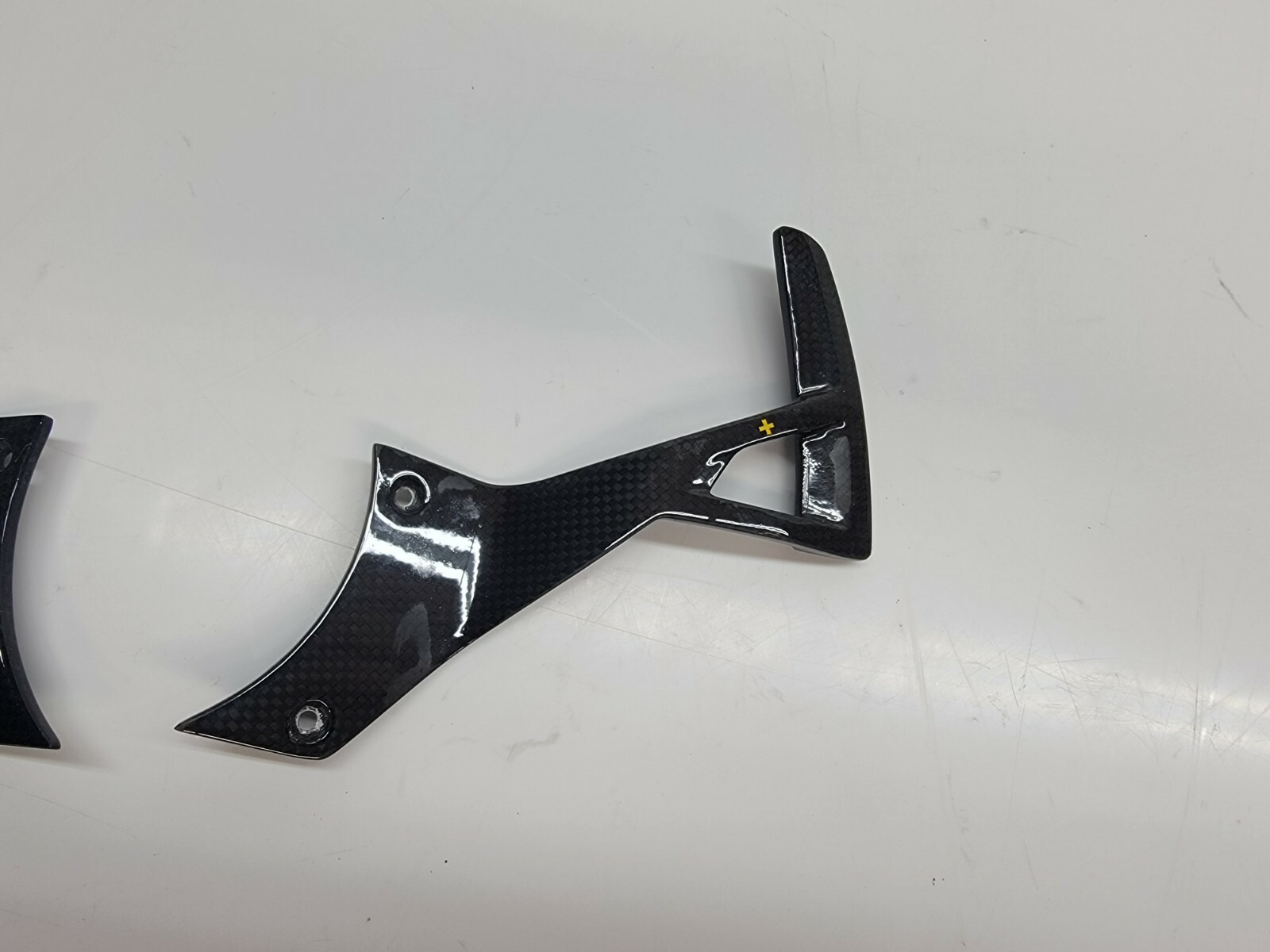 LAMBORGHINI MURCIELAGO LP640 CARBON FIBER E-GEAR SHIFTER PADDLES OEM 410951527B