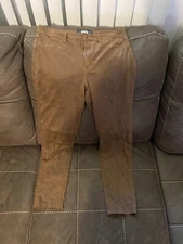 Teens Suede Size 7 Pants Brown (WW2)