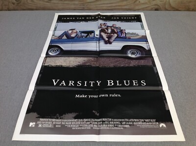 1998 Varsity Blues Original Movie House Full Sheet Poster