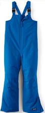 LANDS END Squall Ski Snow Bib Pants Waterproof Insulated Iron Knee
