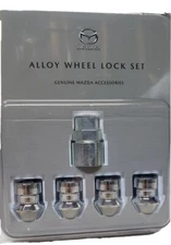 Mazda Chrome Wheel Locks (locking lugnuts) C9N3V9740A fits all Mazda.
