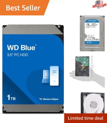 WD Blue 1TB HDD with Acronis Cloning Software - Reliable Data Storage