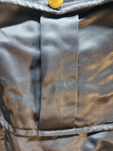 VTG Tuffy Jac Police Firefighter Bomber Jacket Black Sz M? Chicago Ridge Fire - Picture 10 of 12