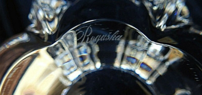ROGASKA CRYSTAL 7'' BOWL Signed