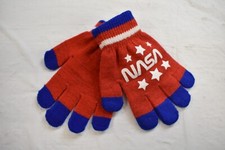 Mad Engine Youth Boys Girls NASA Winter Knit Gloves Mitts New
