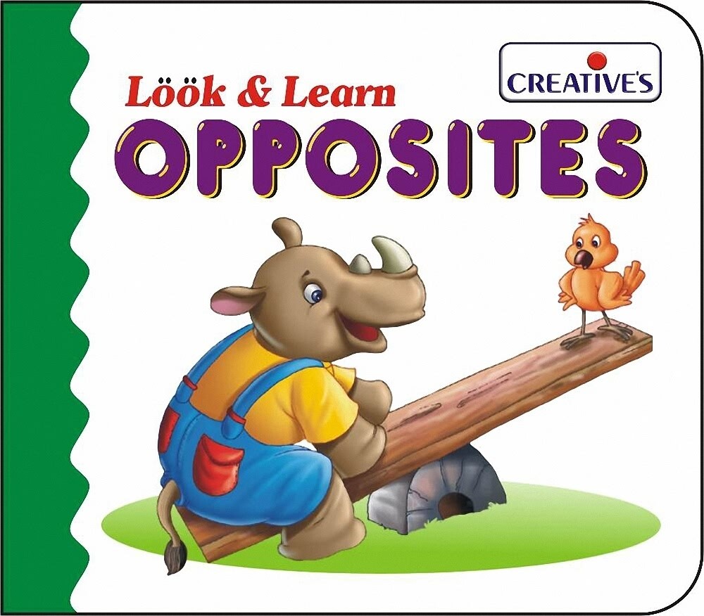 CRE0526 - * Creative Books - Look & Learn Board Book- Opposites