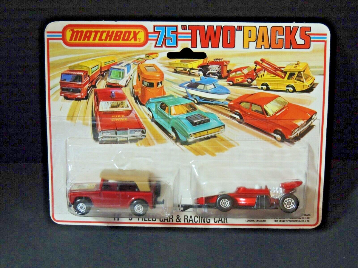 Matchbox Superfast Twin Pack TP-9 Field Car & Racing Car on