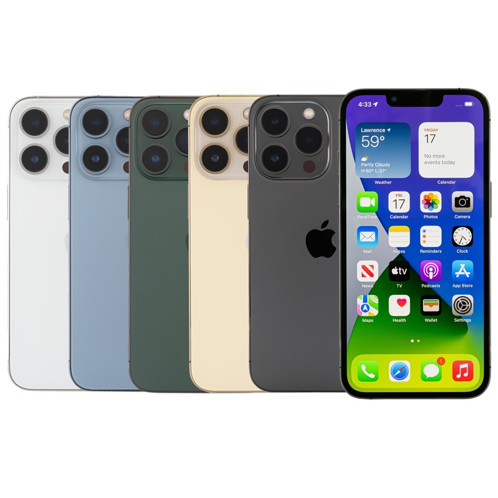 Apple iPhone 13 Pro 256GB Blue Gold Gray Silver Verizon Apple iPhone 13 Pro 256GB Blue Gold Gray Silver Verizon