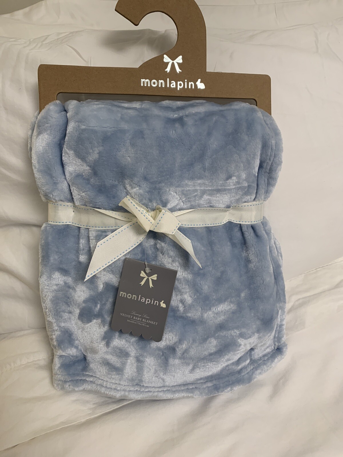 mon lapin baby blanket