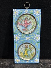 Vintage Viking Handmade Made In Japan Pixie Fairy/Fairies Wall Hanging Ornament