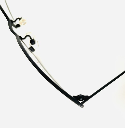 NEW Nicole MIller Women's Eyeglasses MATTE BLACK "SHADOW" frame handmade ITALY - Picture 9 of 9