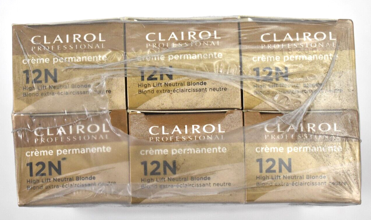Lot 6 Clairol Professional Soy4Plex Creme High Lift Neutral 