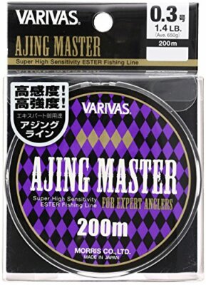 MORRIS Ester Line VARIVAS AJING MASTER 200m #0.3 1.4lb Clear Fishing Line