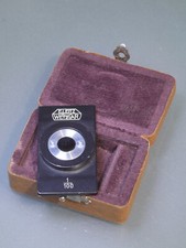 Leitz Wetzlar 1/100 Optikplatte in OVP - für Mikroskop z.B. Panphot Aristophot
