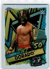 2021 Topps Chrome Slam Attax WWE #54 Lince Dorado Refractors