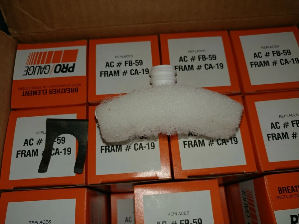 Pro Gauge Breather Element FB59 NOS Chevy, Pontiac, Buick - Imagem 4 de 4