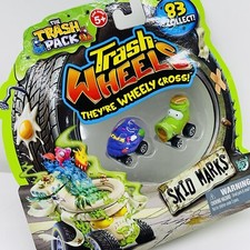 Trash Pack SKID MARKS Trash Wheels Series 1 Gross Cars 2-Pack Moose Toys - 2012