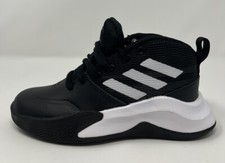 Adidas Boys Own the Game FV9451 Black Basketball Shoes Sneakers Size 11.5K - NEW