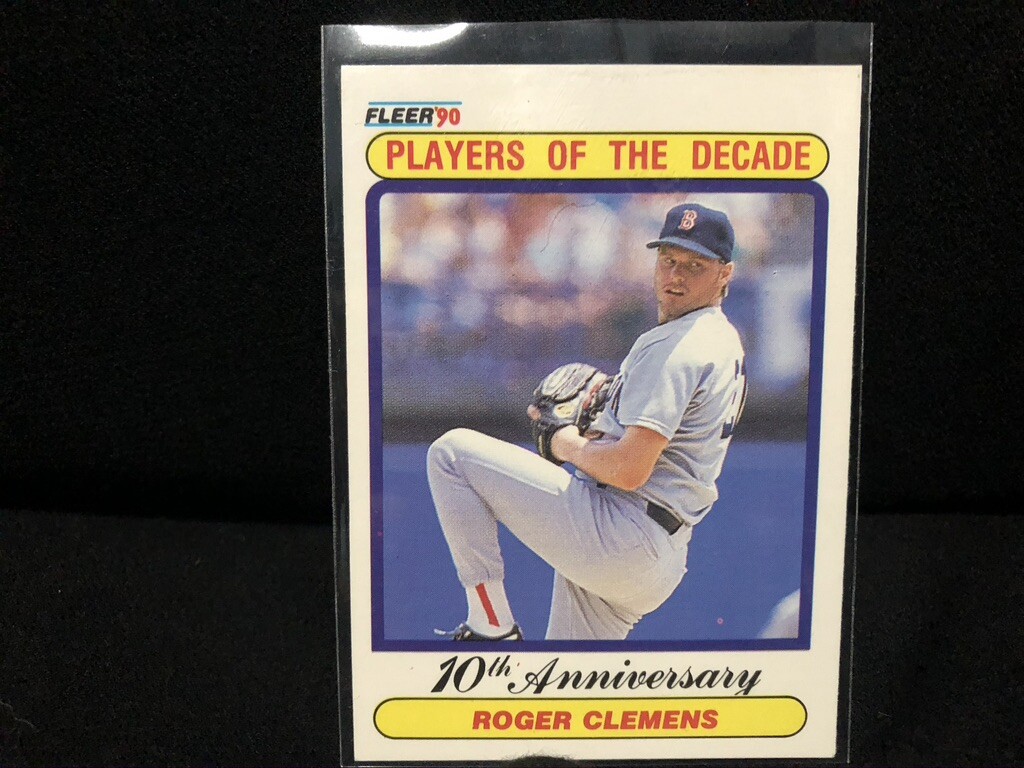 1990 Fleer 10th Anniversary Players of the Decade Roger