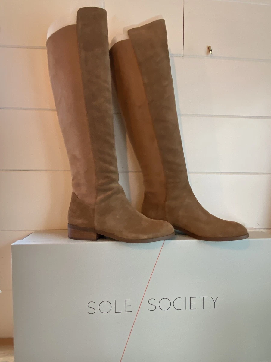 Women's Sole Society Brown Calf Length Boots Size 9.5 | eBay