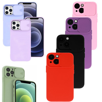 Für Apple iPhone 13 Pro - Silikon Handy Tasche Hülle mit Schutz Camera Case Etui