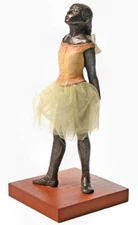 Edgar Degas Little Dancer of 14 Years Ballerina Fabric Tutu & Sculpture 8-1/2