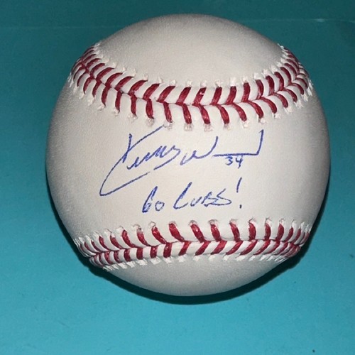 Set of 3 KERRY WOOD (Cubs) Signed Official MLB Baseballs Beckett (BAS) w/ Inscr - Picture 5 of 9