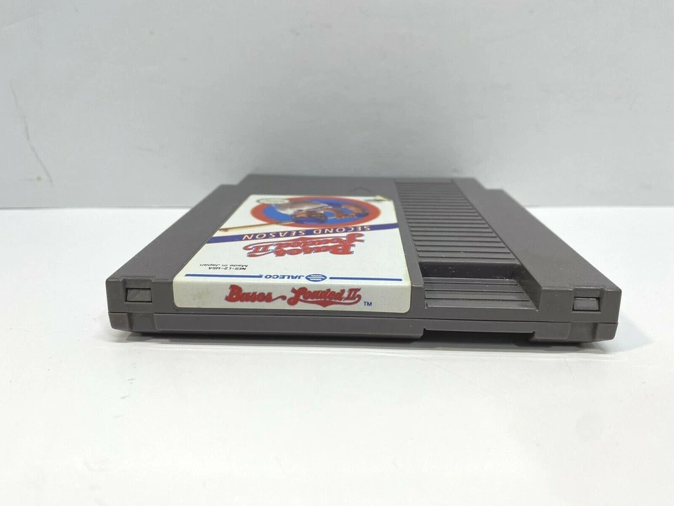 Bases Loaded II 2 Second Season ORIGINAL Nintendo NES Game   - Image 3 of 4