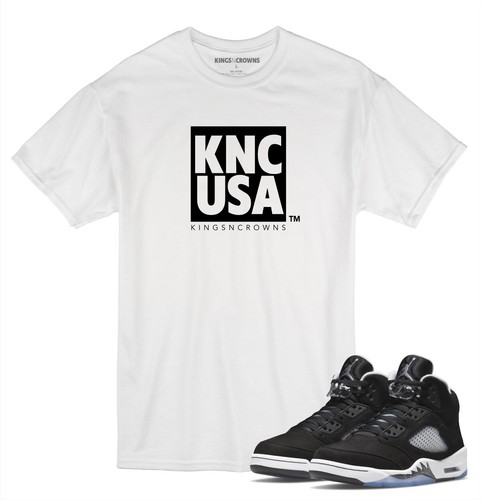 Tee to match Air Jordan Retro 5 Oreo 