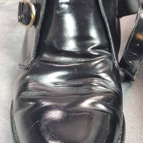 Vintage Stuart Mcguire Black Leather Monk Strap Ankle Boots Size 10.5 D - Picture 2 of 21