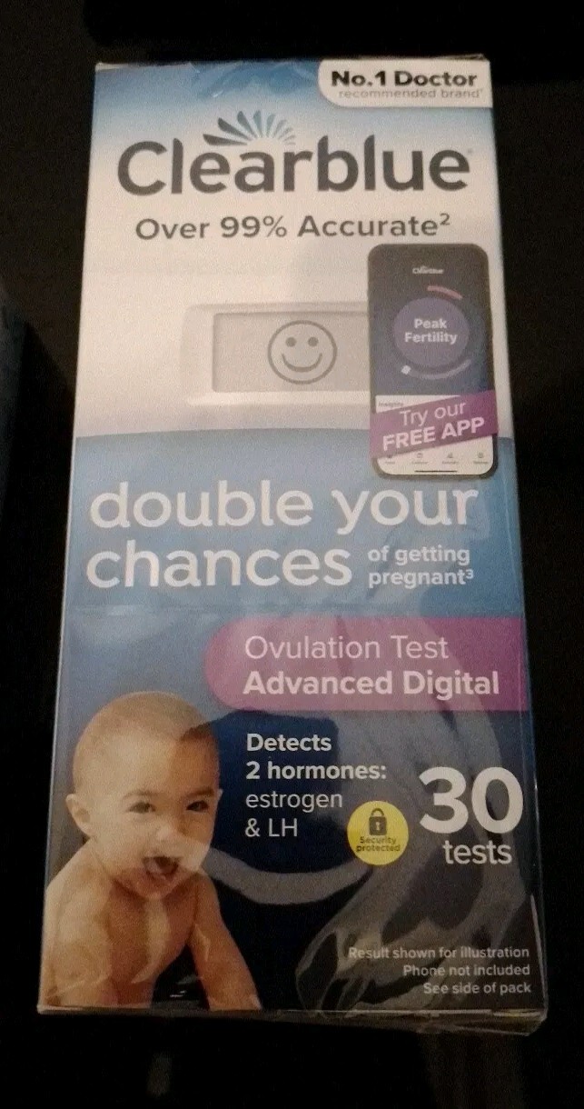Clearblue Advanced ovulation Digital 30 Tests 1 Holder Double Your Chances UK