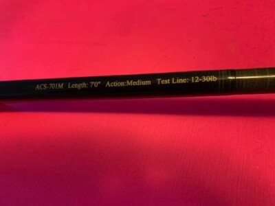 ande fishing pole ANDE CORTEZ 7 FOOT 12 TO 30 POUND RATED SALTWATER SPINNING ROD NEW OLD  STOCK
