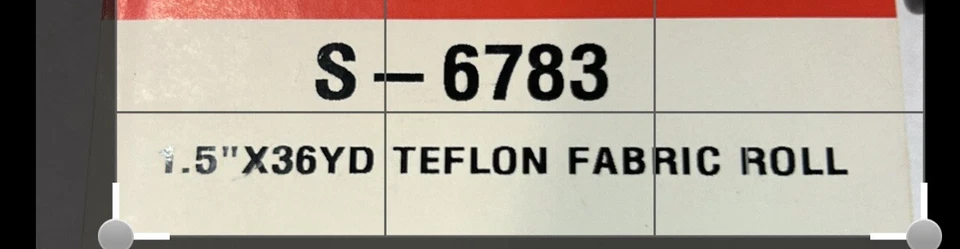 NEW 1.5x 36 Yard Brown Non-Stick Teflon Fabric Roll Teflon - Image 2 of 2