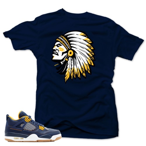 Camisa para que coincida con Air Jordan Retro 4 Dunk Tenis \